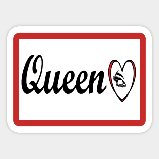 The Queen Sticker